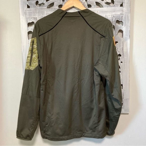 Nike NFL Salute To Service Arizona Cardinals Army Green 3/4 Zip Jacket NWOT - Picture 2 of 7